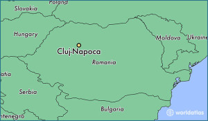 Map of Romania