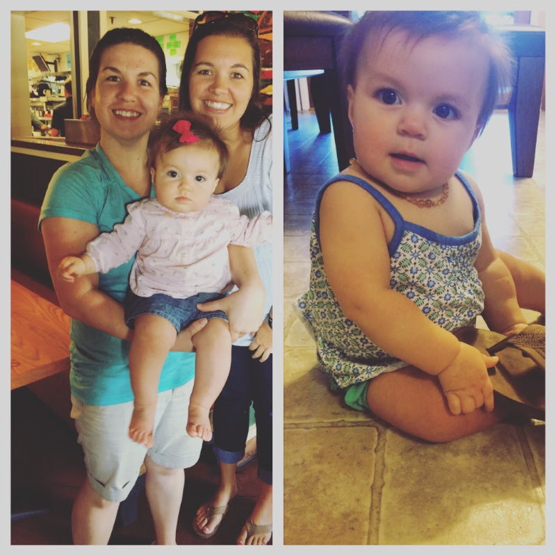 Spent an afternoon with one of my college besties and met her little girl!
